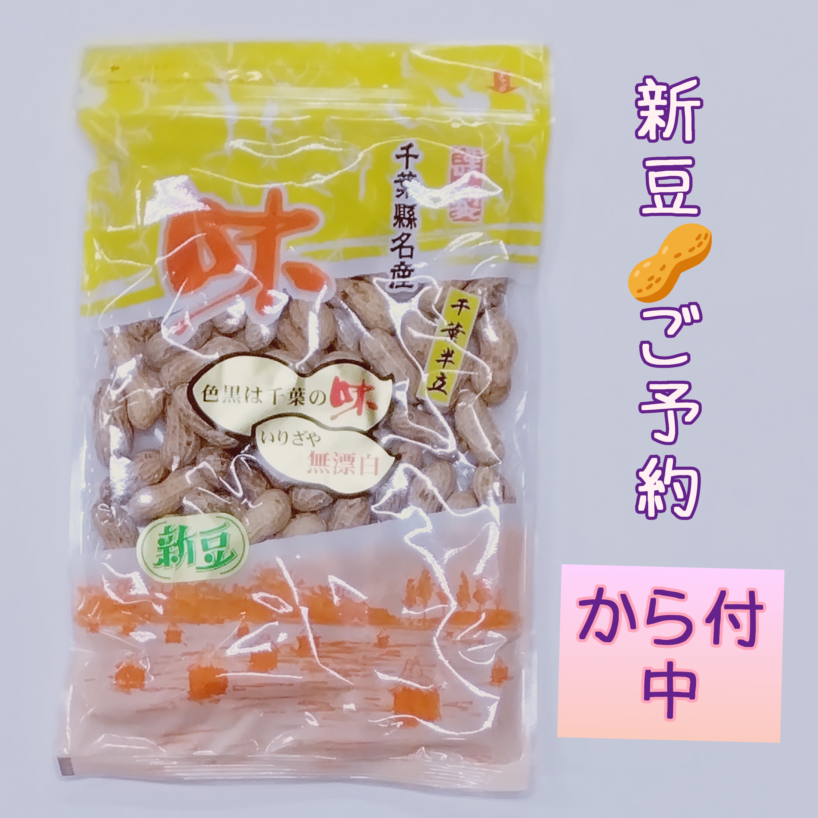新豆ご予約　から付落花生(千葉半立)中