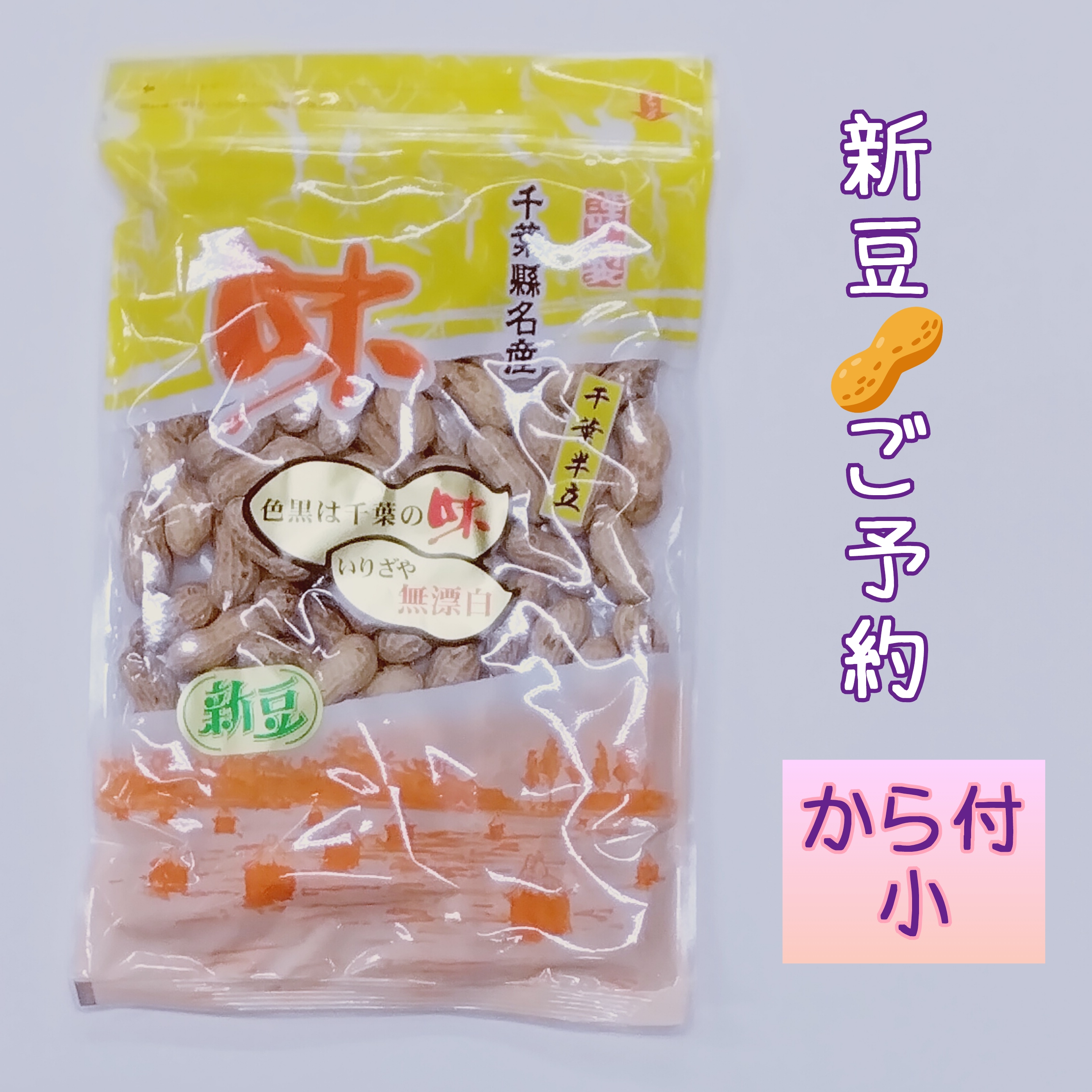 新豆ご予約　から付落花生(千葉半立)小