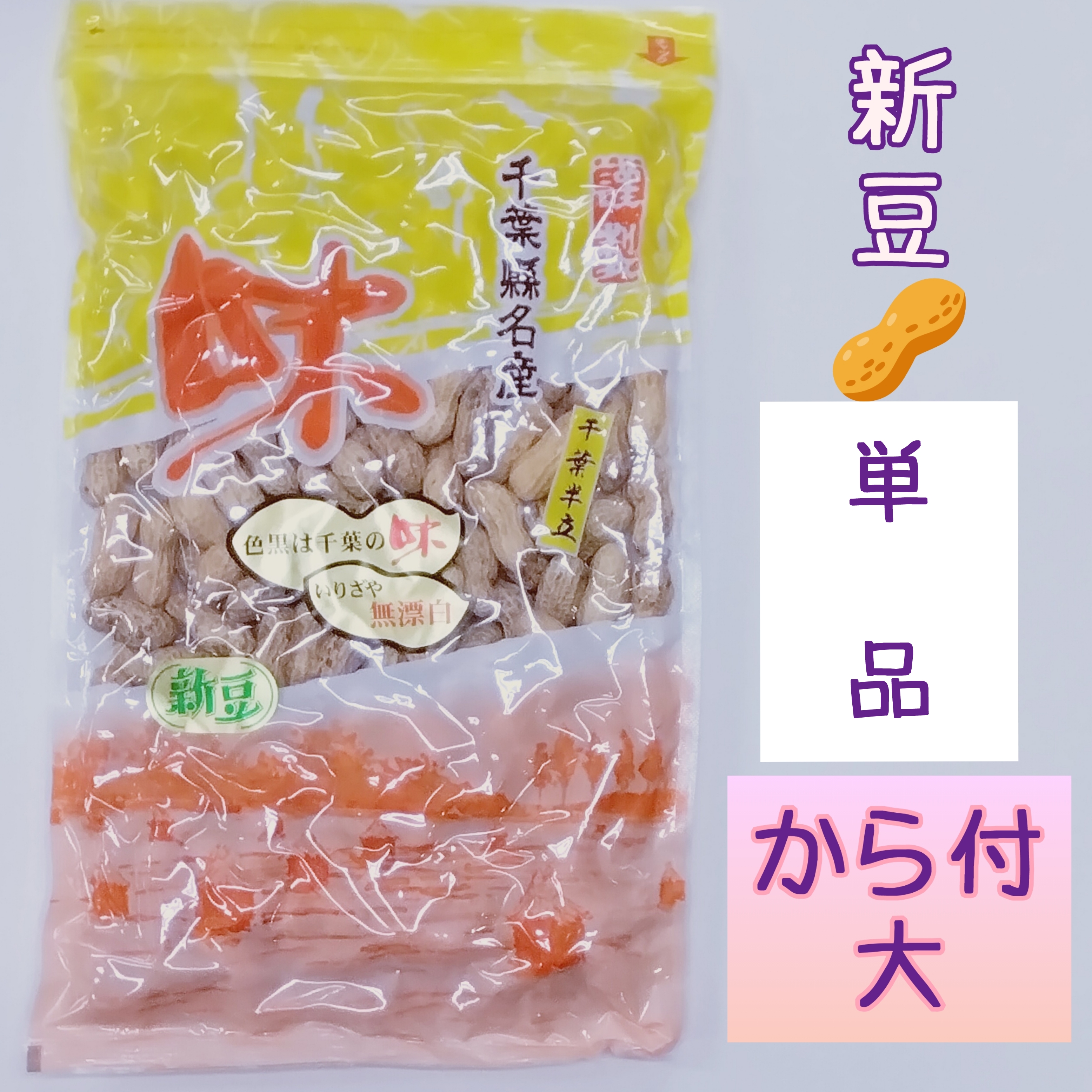 新豆　から付落花生(千葉半立)大